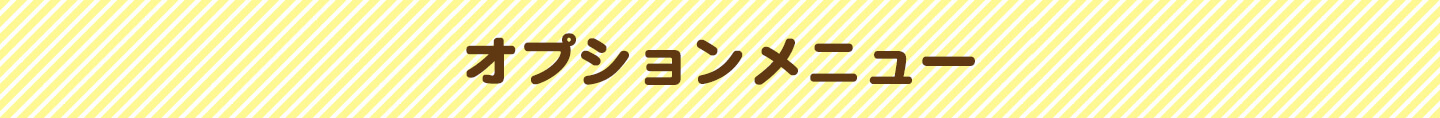 オプションメニュー